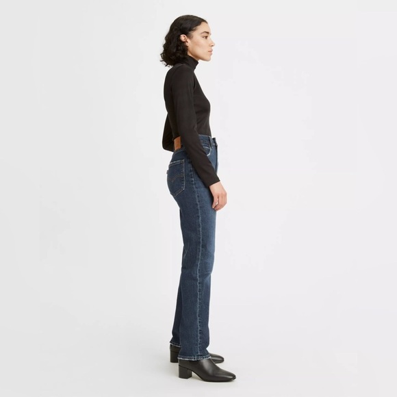 Levi's 70s High Slim Straight Blue Jeans Timeless Style Casual Denim 26 - Picture 4 of 11